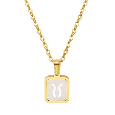 おうし座の金メッキネックレス