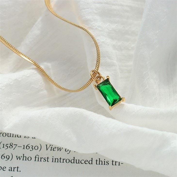stainless steel snake necklace