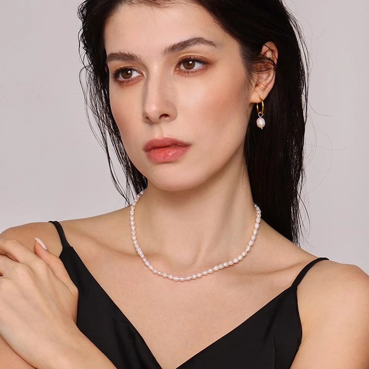 5mm Pearl Bead Necklace high quality