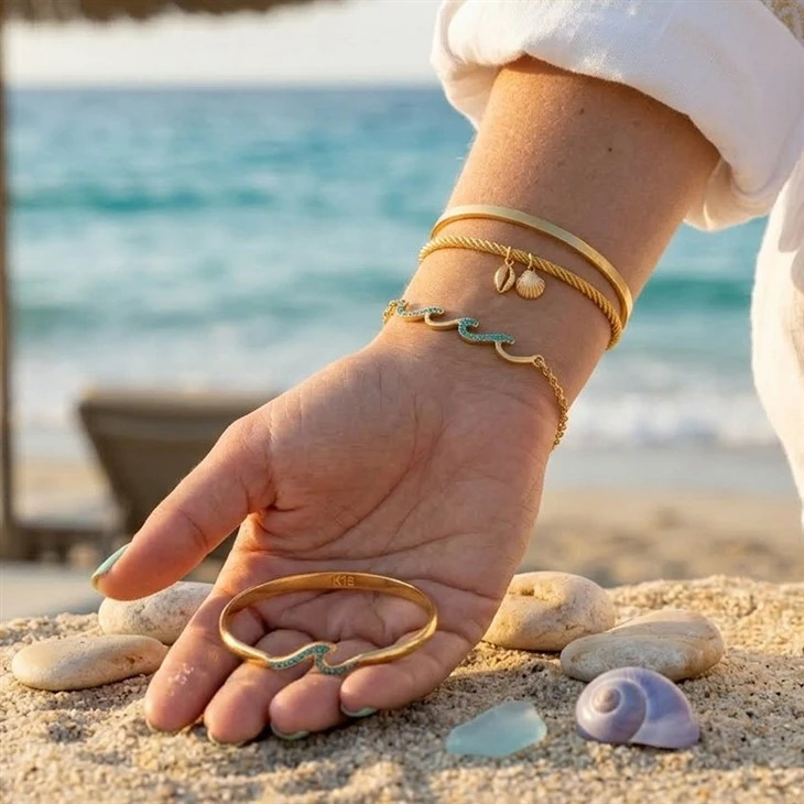 Blue Ocean Wave Bracelet suppliers