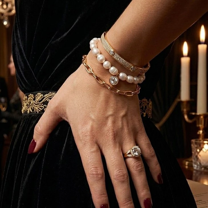 Luminous Oval Pearl Bracelet suppliers