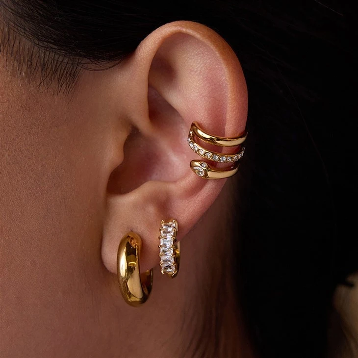 Stainless Steel Snake Earring Cuff suppliers